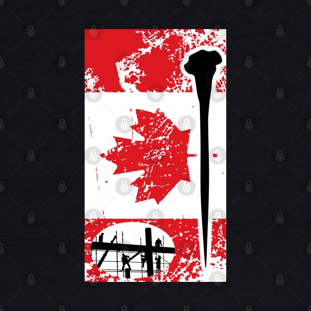 Scaffolders Canadian Flag by Scaffoldmob